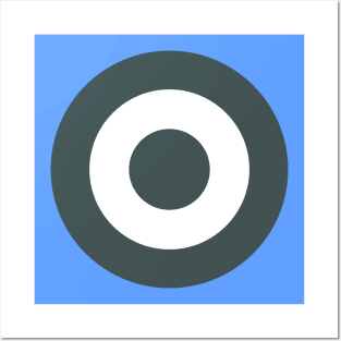 Low-visibility roundel (stealth) Posters and Art